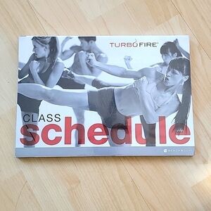 Turbo Fire Schedule and Nutrion Book Sealed